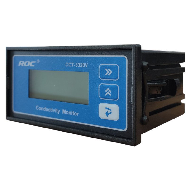 Panel-mounted conductivity monitor