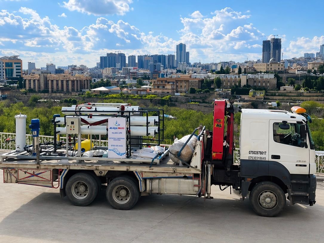 AQUA MAXI water-treatment unit transported for the Karband Refinery additional-zone project